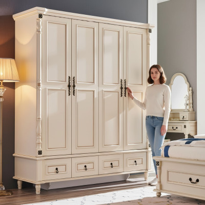 Kleiderschrank Schrank Barock Stil Holz Möbel Klassische Schlafzimmer Schränke