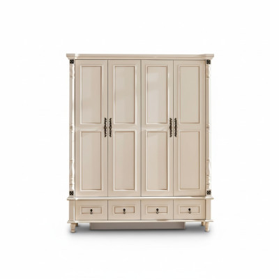 Kleiderschrank Schrank Barock Stil Holz Möbel Klassische Schlafzimmer Schränke