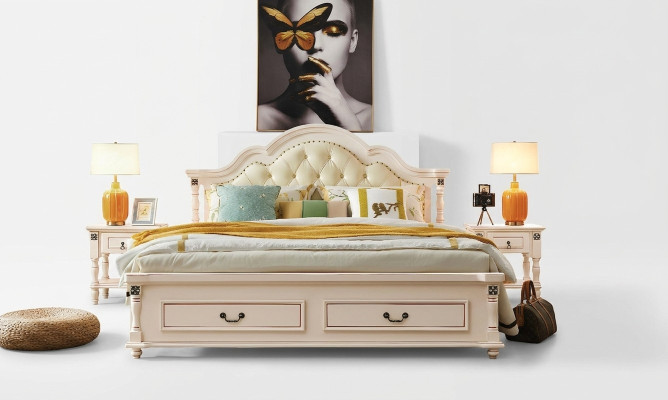 Holzbett Bett Design Luxus Doppel Hotel Betten Schlafzimmer 180x200 cm Holz