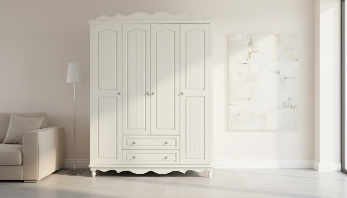 Kleiderschrank Schrank Barock Stil Möbel Klassische Schlafzimmer Schränke Holz