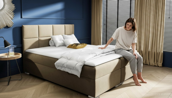 Boxspringbett Schlafzimmer Polster Design Doppel Hotel Modern Bett Bettkasten