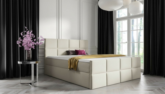 Bett Bettkasten Boxspringbett Schlafzimmer Polster Design Doppel Hotel Modern