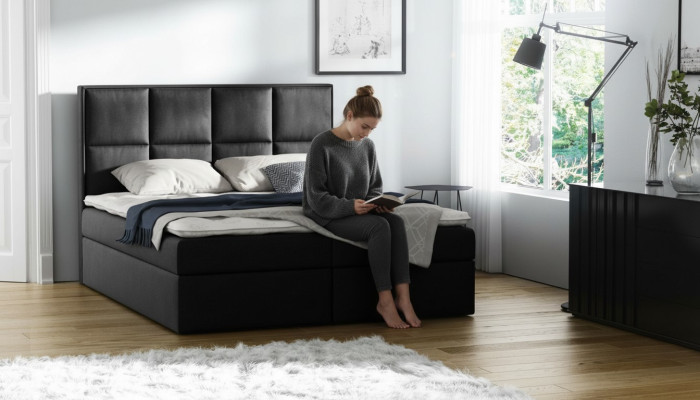 Boxspringbett Design Doppel Hotel Modern Bett Schlafzimmer Betten Bettkasten Neu