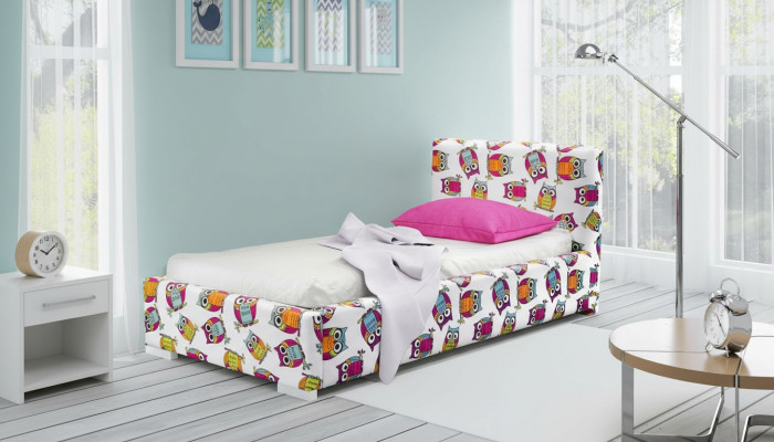 Jugendbett Kinderbett Kids Design Modern Bett Kinderzimmer 90 cm Bettkasten Neu