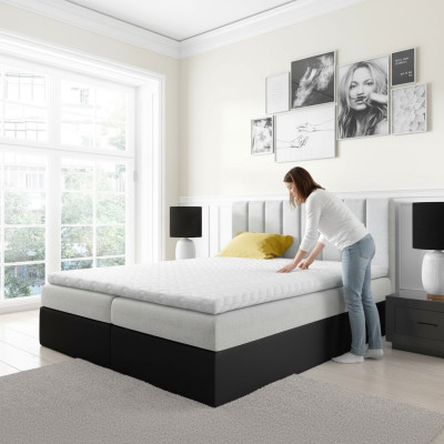 Boxspringbett Doppelbett Bett mit Bettkasten Ehebett Betten 180cm Polsterbett