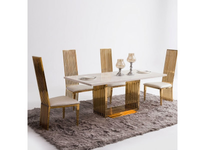 Luxus Tisch Metall Esstisch Mega Design Metall Tische 140x80 Esszimmer Möbel
