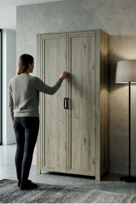 Schlafzimmer Klassischer Modern Stil Kleiderschrank Wohnzimmer Holz Garderobe