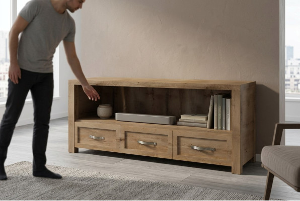 kommode rtv design sideboard fernseh matt low schrank neu board wand luxus holz