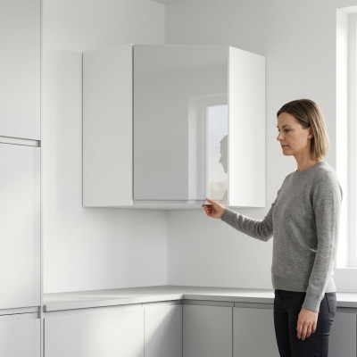 Eckküchenschränke Küche Wandschrank Regalschrank Eckschrank Küchen Regale Möbel