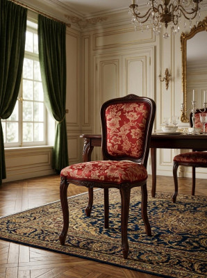 Stühle Esszimmerstuhl Bürostuhl Art déco Polsterstuhl Sessel Stühl Design Royal