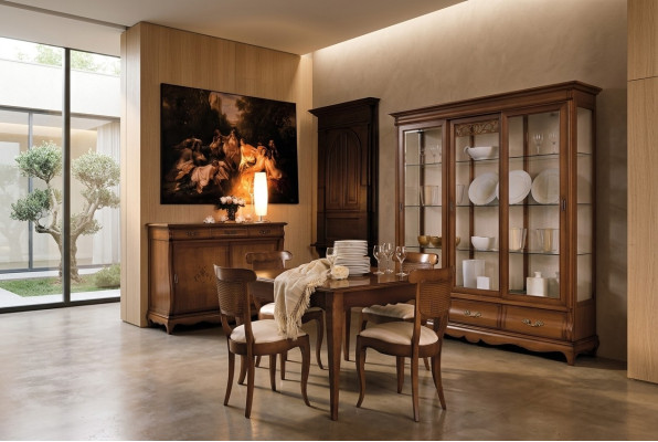 Glasschrank Vitrine Vitrinen Schrank Regal Holz Schrank System Regale Wohnzimmer