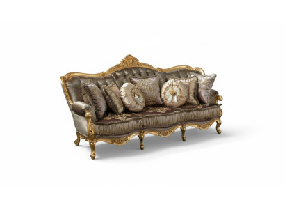 Sofa 3 Sitzer Couchen Sofas Art déco Dreisitzer Textil Sofas Couch Polster Neu