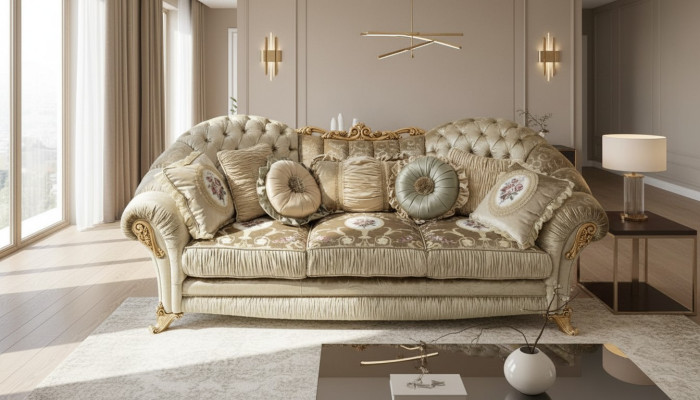 Sofa Couch Polster Lounge Club Couchen Sofas Design Dreisitzer Möbel 3 Sitzer