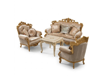 Sofagarnitur 3+1+1 Sitzer Set Sofa Polster Couch Textil Relax Wohnzimmerset Neu