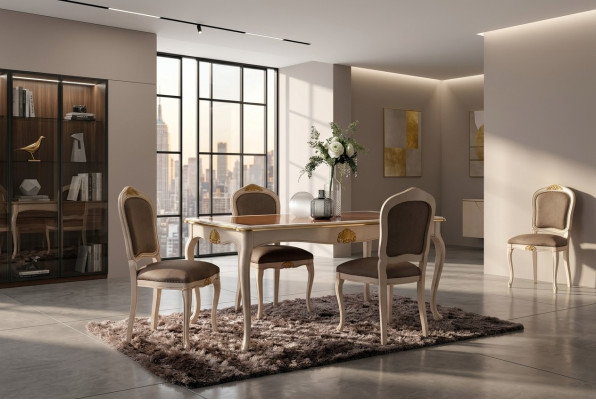 Tisch Echtes Holz Klassische Barock Antik Stil Esstisch Tisch Echtes Holz