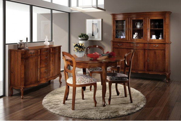 runde Tisch Stühle 4tlg Esszimmer Holztisch Esszimmer Set Stuhl Esstisch Gruppe