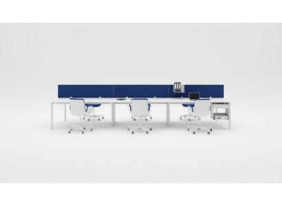 Arbeitstisch Counter 6 Personen Bürotisch Arbeitszimmer Büromöbel Tisch Tische