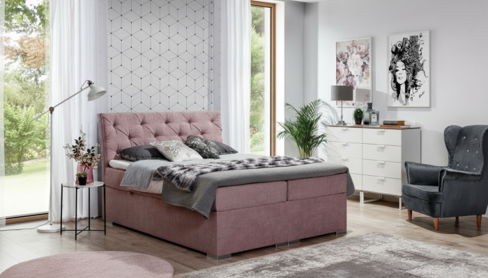 Bettkasten Chesterfield Bett Polsterbett Doppelbett Big XXL Designer Bett Neu