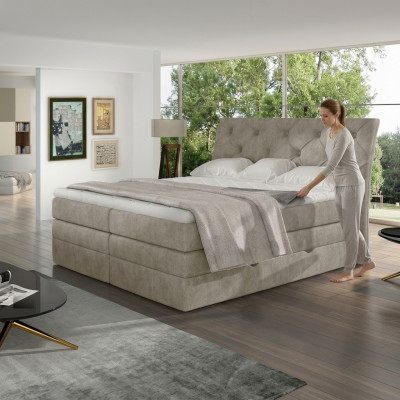Luxus Schlafzimmer Bett Polster Chesterfield Boxspring Luxus Doppel Hotel