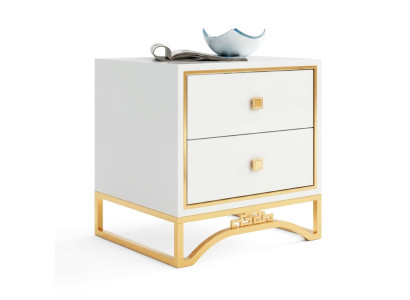 Tisch Nachttisch Sofa Tisch Beistelltisch Betttisch mit Schublade Weiß
