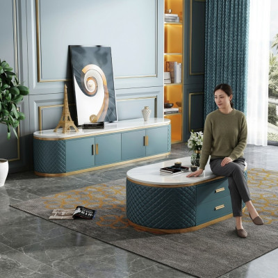 Designer Kommode Anrichte Low Board Side Dekor Schrank Wohn Zimmer Regal