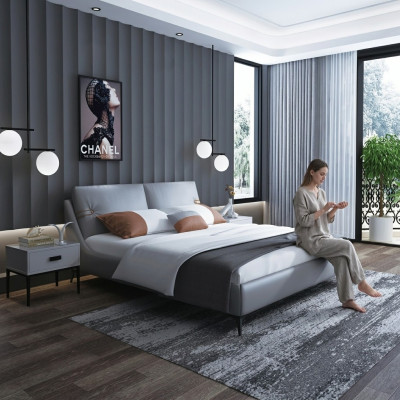 Modernes Holz Bett Edles Designer Möbel Betten Doppel Neu Schlafzimmer