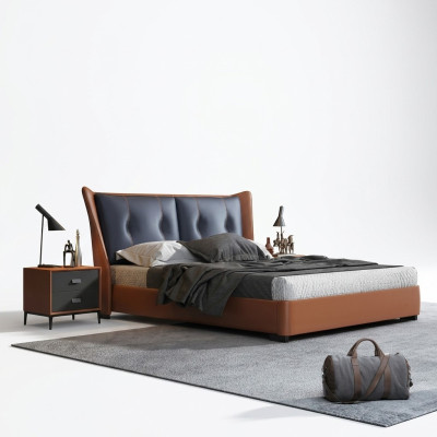 Italienische Designer Möbel Bett Doppel Schlazimmer 180x200cm Neu