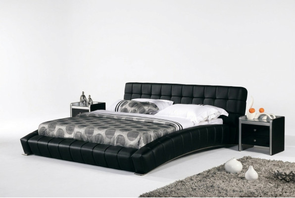 Polsterbett Betten Bett Polster Ehe Leder Textil Designer Doppel 