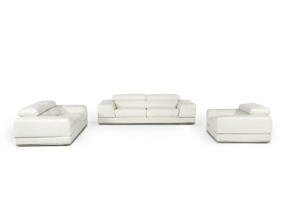 Ledersofa Couch Wohnlandschaft 3+1+1 Neu Garnitur Sofa Sofagarnitur