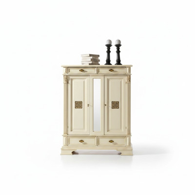 Kommode Anrichte Schrank Sideboard Garderobe Italienische Möbel Antik Stil Holz