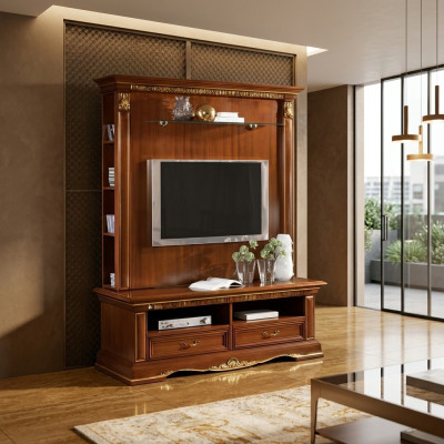 Sideboard Luxus Design Kommode Anrichte Fernsehwand Schrank Wohn Zimmer Möbel Massivholz