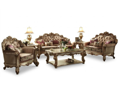 Sofagarnitur 3+2+1 Sitzer Set Sofa Polster Couchen Couch Luxus