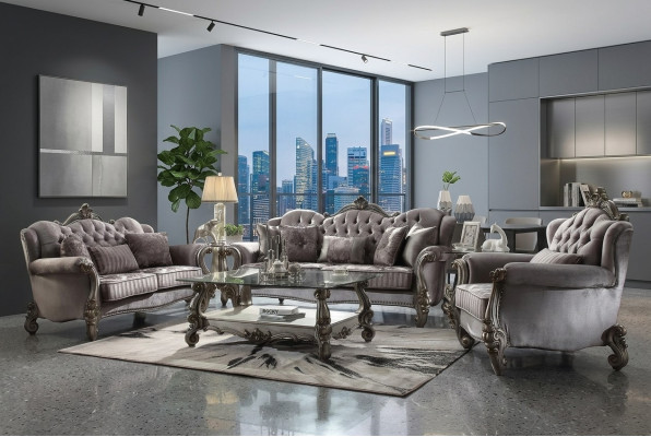 Sofagarnitur 3+2 Sitzer Couchen Polster Klassischer Wohnlandschaft Sofas
