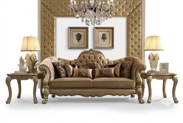 Klassischer 3 Sitzer Couch Sofa Couch Polster Sofas Couchen Deko Barock