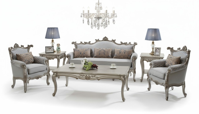 Sofagarnitur Klassisch 321 Sitz Sofa Polster Gruppe Wohnlandschaft Couch