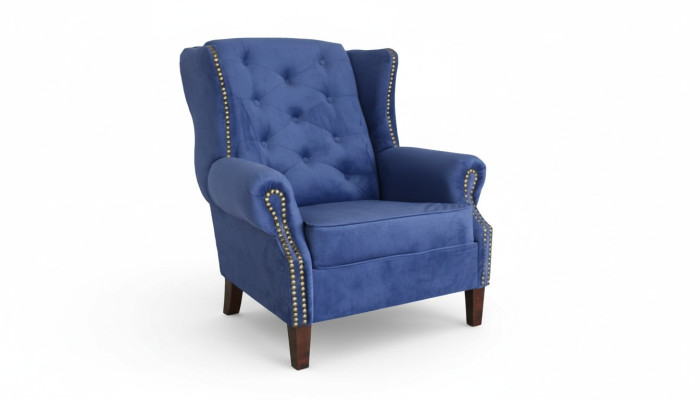 Sessel Fernseh Sofa 1 Sitzer Couch Designer Textil Sofas Polster Ohrensessel