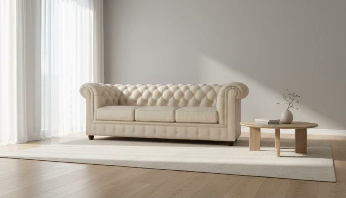 Design Chesterfield Sofa Couch Polster Sofas Couchen Sitz Garnitur Leder