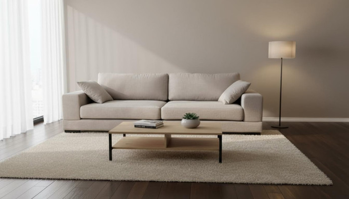 Sofa 4 Sitzer Stoffsofas Luxus Designer Couch Couchen big Polster Lümmel 274cm