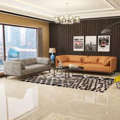 Sofagarnitur 4+3+2 Ledersofa Couch Wohnlandschaft Garnitur Design Modernes Sofa