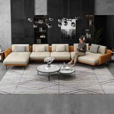 Ecksofa Sofa Couch Polster Sitz Stoff Textil Couchen Garnitur Wohnlandschaft Neu