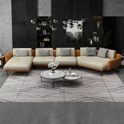 Ecksofa Sofa Couch Polster Sitz Stoff Textil Couchen Garnitur Wohnlandschaft Neu