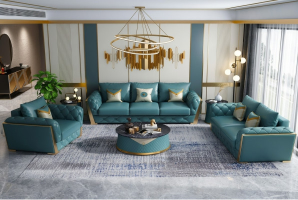 Dreisitzer Design Sofa 3 Sitzer Couchen Couch Polster Garnitur Sofas 