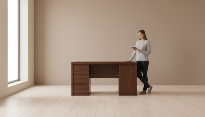 Tisch Schreibtisch Holztisch Computertisch Massivholz Bürotisch Büromöbel Tische