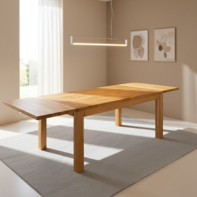 Esstisch Holz Tische Wohn Ess Zimmer Tisch 120x80 cm Massivholz Esstische Echtholz