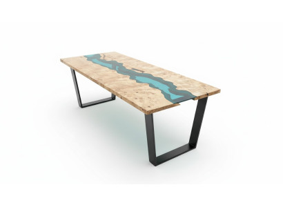 Tische epoxid harz esstisch holz massive möbel epoxy tisch giessharz wasserfall