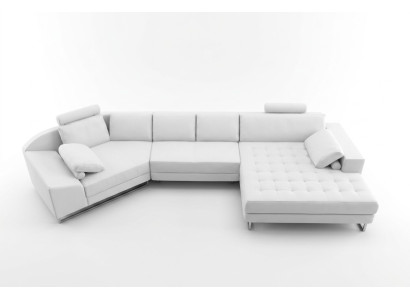 Moderne Sofa Ecksofa U Form Ledersofa Eckcouch Polster Designer Sofa