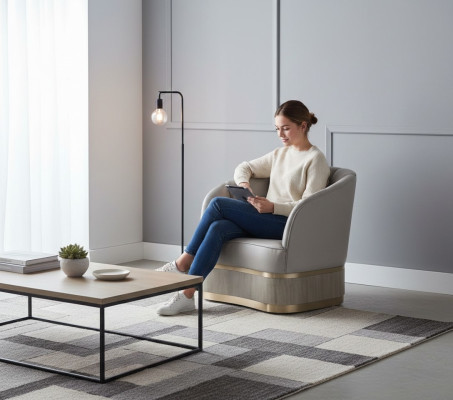Wohnzimmer Luxus Sessel Hotel Polster Stühle Moderne Einsitzer Designer