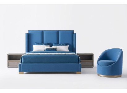 Schlafzimmer Luxus Bett Möbel 2x Nachttisch Set Betten dubai hotel möbel