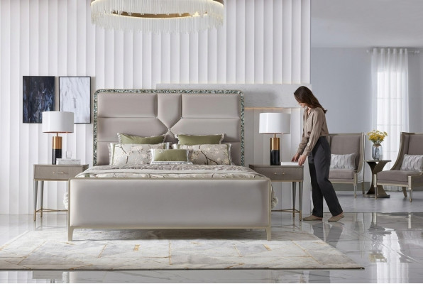 Nachttisch Konsole Beistell Schlaf Design Zimmer Konsolen Hotel Möbel
