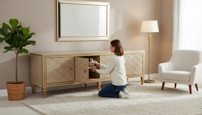 TV Tisch RTV Schrank Lowboard TV Möbel Fernsehtisch Design Fernsehschrank NEU